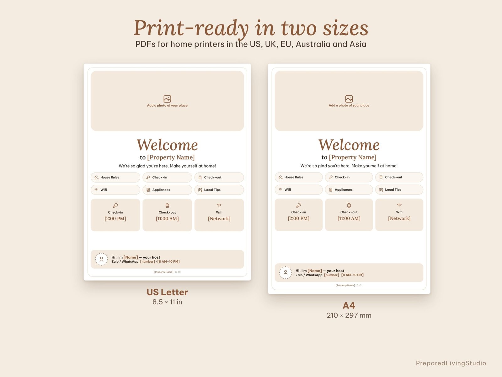 Airbnb Welcome Book Template | Editable Canva Guest Manual - Image 10